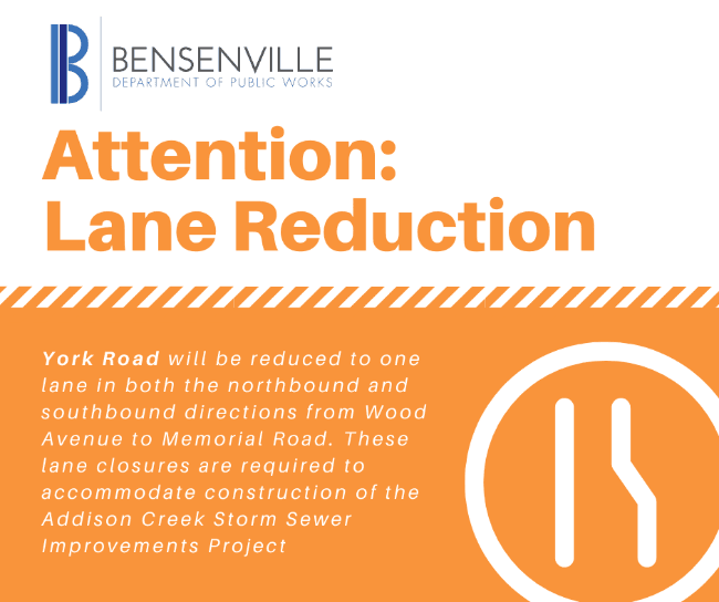 Orange Construction Public Service Announcement Facebook Post