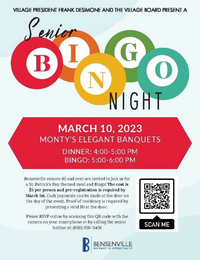 Senior Bingo Night FINAL