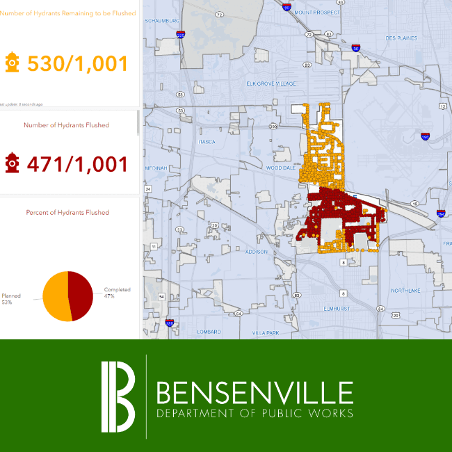 Hydrant Flushing Map BG